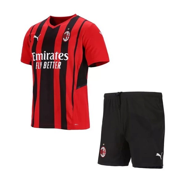 Camiseta AC Milan Niño 1st 2021-2022 Rojo